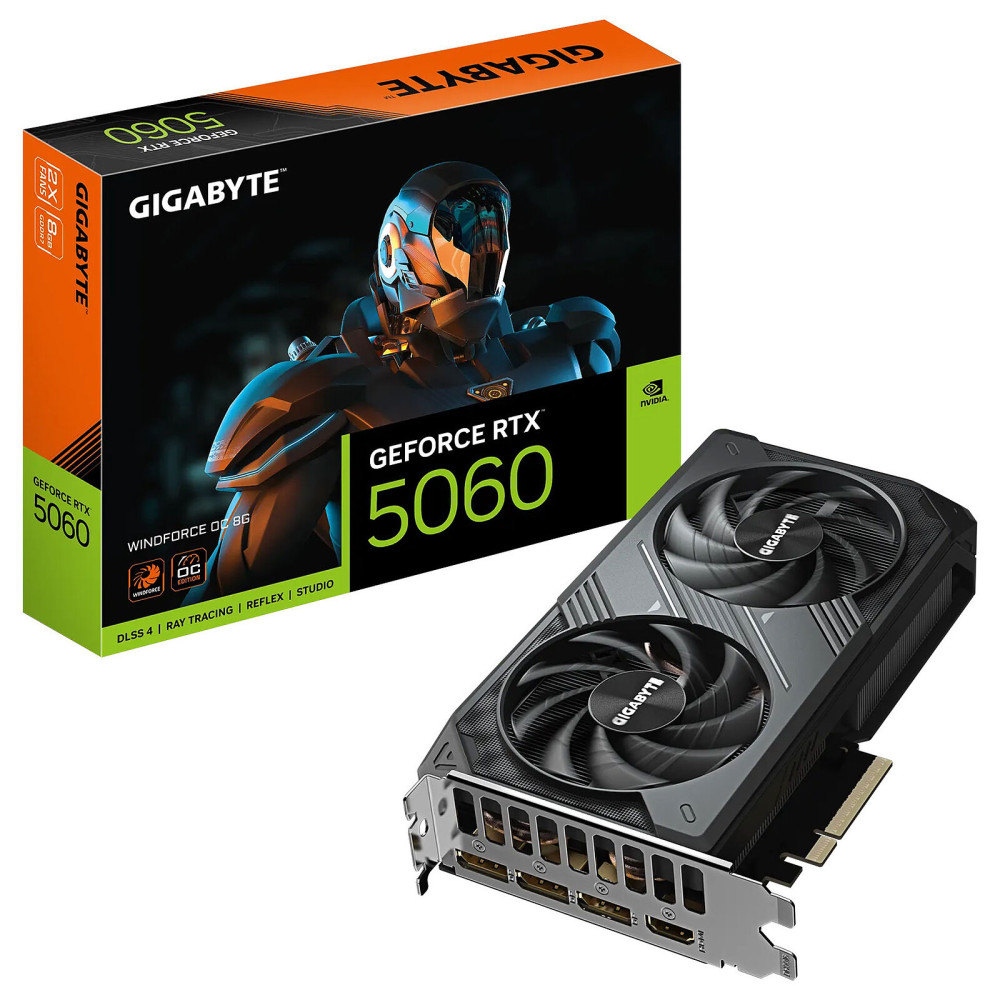 Gigabyte GeForce RTX 5060 WINDFORCE OC 8G - ZON