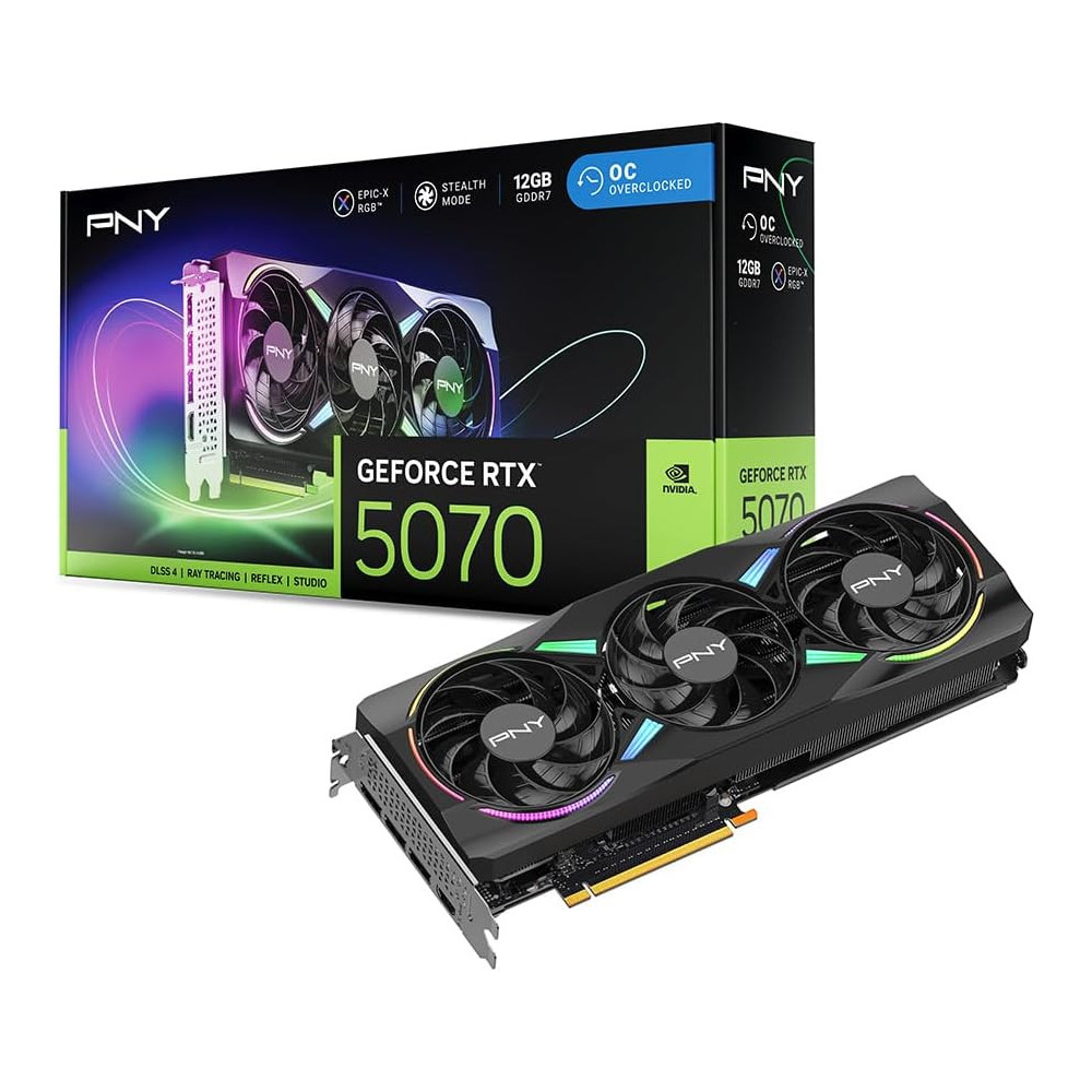 PNY GeForce RTX 5070 12G ARGB OC -DIS