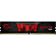 Barrette mémoire 16Go DIMM DDR4 G.Skill Aegis 3000Mhz (Noir et Rouge) - F4-3000C16S-16GISB - 1FO