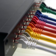 20m - Câble réseau Goobay RJ45 Catégorie 6A SSTP (S/FTP)  Droit (Blanc) - 1FO