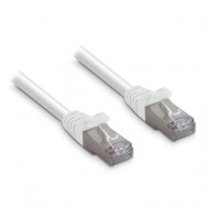 20m - Câble réseau Goobay RJ45 Catégorie 6A SSTP (S/FTP)  Droit (Blanc) - 1FO