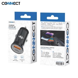 Chargeur allume cigare 33W Connect Type-C PD + USB QC3.0 (MC-CV30W01) - MOB
