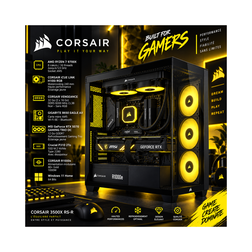 Ordinateur Gamer Corsair by InforMatos