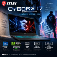 17.3 - MSI Cyborg 17 B2RWFKG-061FR - NAC