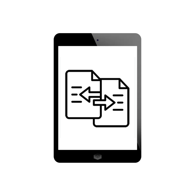 Sauvegarde ou transfert des données - Tablette Sauvegarde ou transfert des données - Tablette