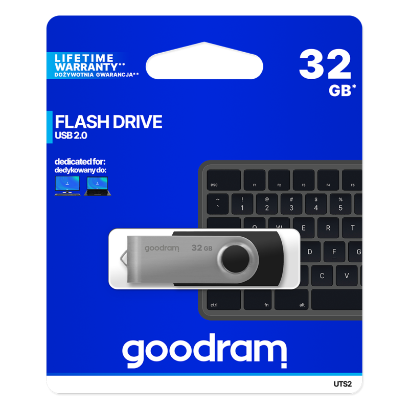 32Go - Clé USB 2.0 GoodRam Flash Drive - MOB 32Go - Clé USB 2.0 GoodRam Flash Drive - MOB
