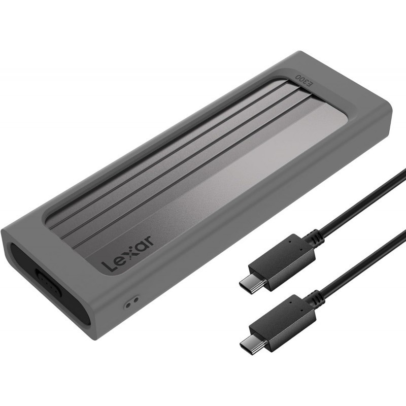 Boitier Lexar E300 USB-C pour NVMe M2 (2280) - 1FO Boitier Lexar E300 USB-C pour NVMe M2 (2280) - 1FO