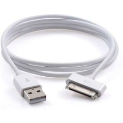 Apple câble compatible iphone 3-4-4S et iPad (blanc) - CHR
