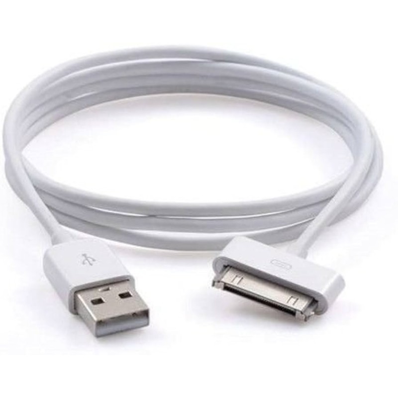 Apple câble compatible iphone 3-4-4S et iPad (blanc) - CHR Apple câble compatible iphone 3-4-4S et iPad (blanc) - CHR