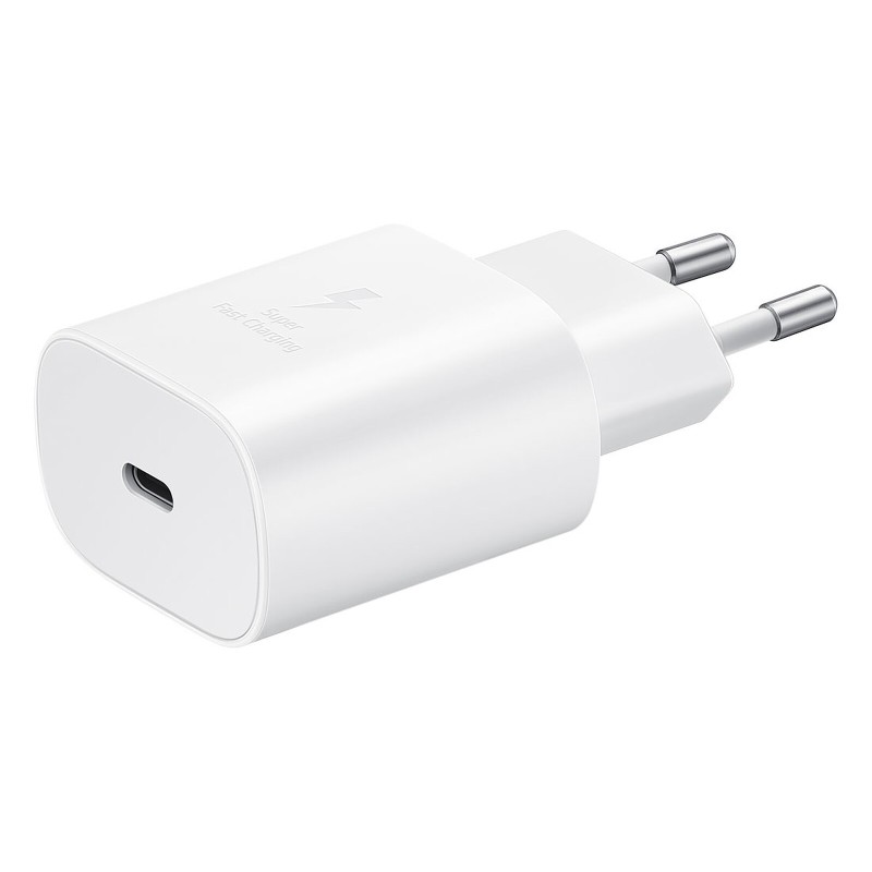 Samsung 25W Adaptateur Secteur USB-C (Officiel - blanc) - LCDP Samsung 25W Adaptateur Secteur USB-C (Officiel - blanc) - LCDP