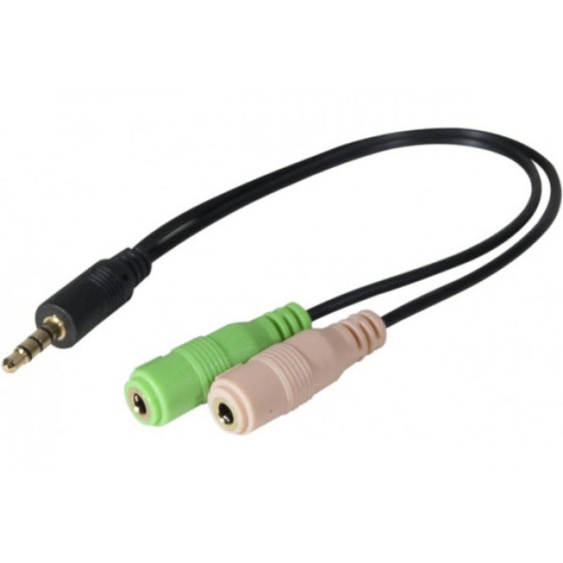 Adaptateur casque/micro vers port Jack 3.5 mm - EXP Adaptateur casque/micro vers port Jack 3.5 mm - EXP