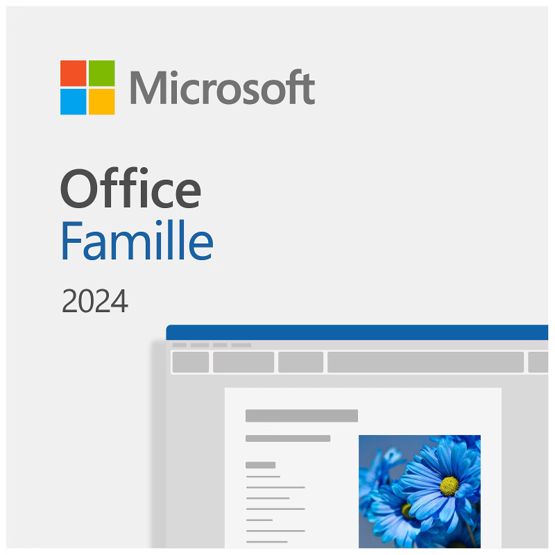 Microsoft Office 2024 POUR PC/MAC (Famille) Microsoft Office 2024 POUR PC/MAC (Famille)