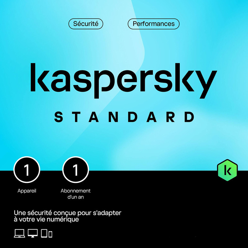 Kaspersky Standard Antivirus (1an / 1 utilisateur) Kaspersky Standard Antivirus (1an / 1 utilisateur)