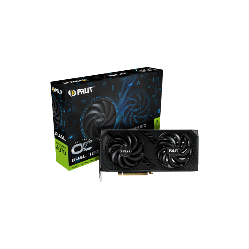 GeForce RTX 4070 Palit Dual OC 12G - 1FO GeForce RTX 4070 Palit Dual OC 12G - 1FO