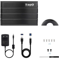 3.5 - USB3 TooQ TQE-3530B - SATA -1FO