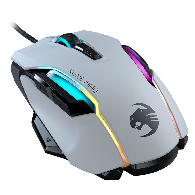 ROCCAT Kone AIMO Remastered Blanc - ZON ROCCAT Kone AIMO Remastered Blanc - ZON