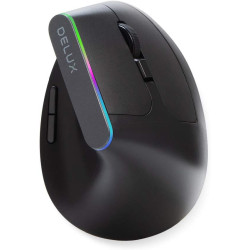 Souris sans fil Delux M618C RGB (pour droitier) - 1FO