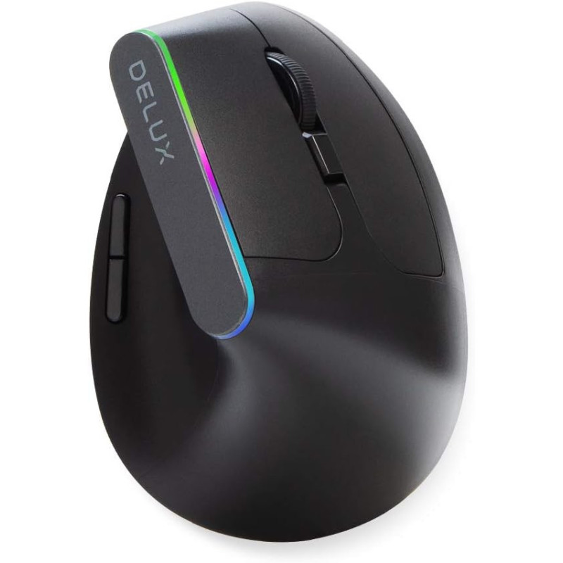 Souris sans fil Delux M618C RGB (pour droitier) - 1FO Souris sans fil Delux M618C RGB (pour droitier) - 1FO