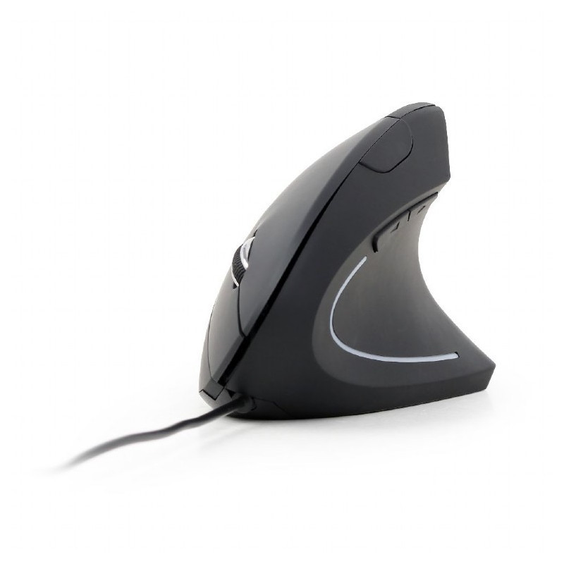 Souris Ergonomique Gembird MUS-ERGO-01 (noir) - 1FO Souris Ergonomique Gembird MUS-ERGO-01 (noir) - 1FO
