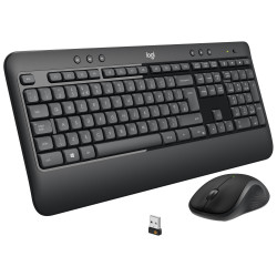 Pack 2en1 (Clavier/Souris) sans fil Logitech Advanced Wireless Combo MK540 (Noir) 920-008676 - 1FO