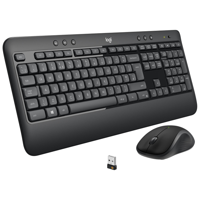 Pack 2en1 (Clavier/Souris) sans fil Logitech Advanced Wireless Combo MK540 (Noir) 920-008676 - 1FO Pack 2en1 (Clavier/Souris) sans fil Logitech Advanced Wireless Combo MK540 (Noir) 920-008676 - 1FO