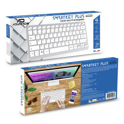Clavier sans fil Bluetooth Advance SmartKeys (Gris) - 1FO