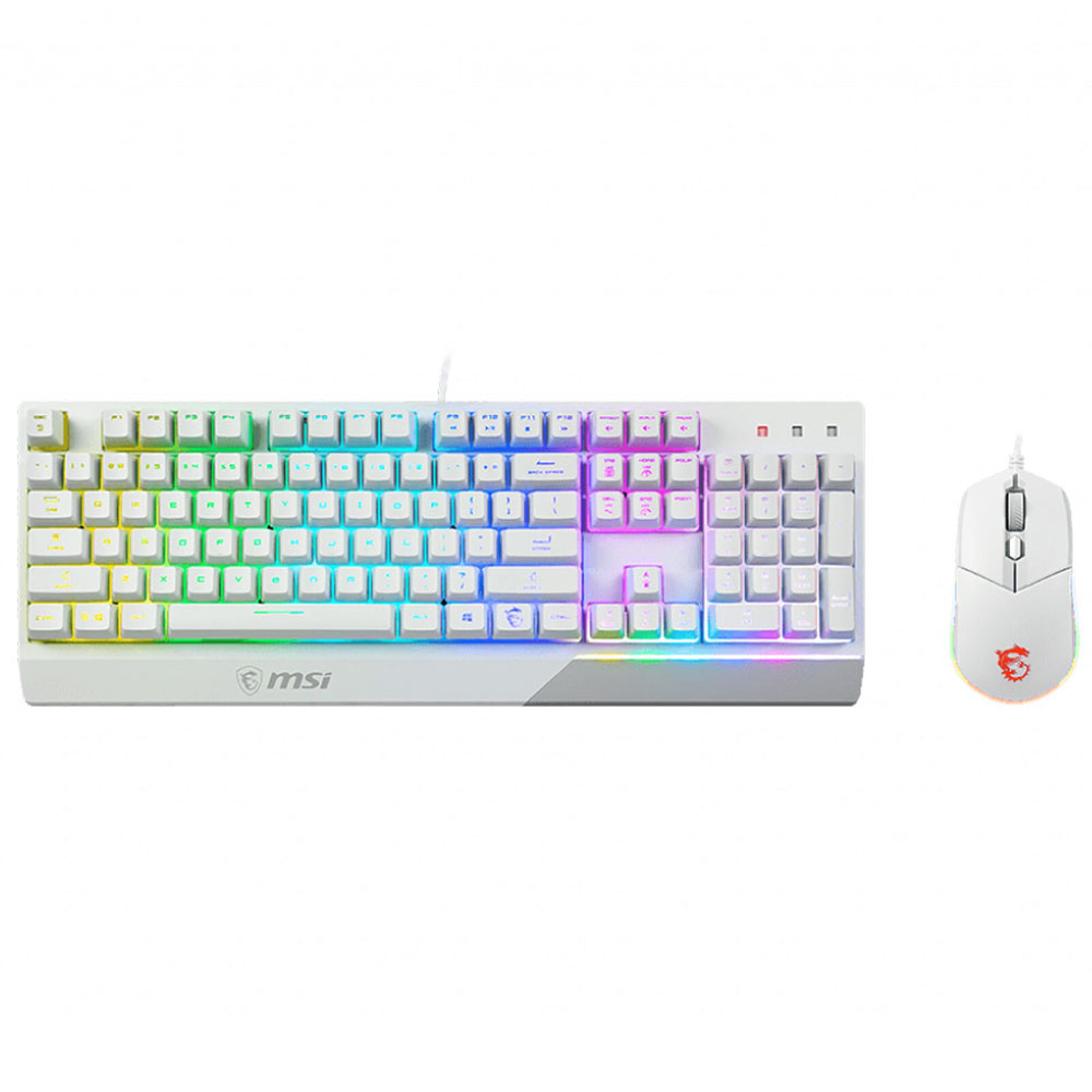 MSI Vigor GK30 COMBO RGB (Blanc) - 1FO