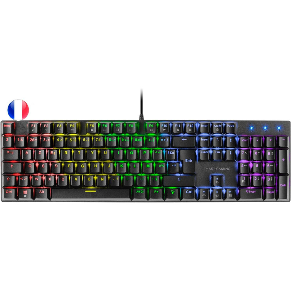 Mars Gaming MK422 Noir (Brown Switch) - 1FO Mars Gaming MK422 Noir (Brown Switch) - 1FO