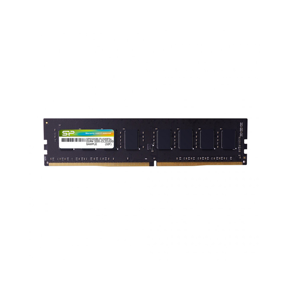 Silicon Power DDR4 16Go 3200 MHz Noir (SP016GBLFU320X02) - 1FO Silicon Power DDR4 16Go 3200 MHz Noir (SP016GBLFU320X02) - 1FO