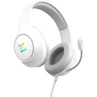 Casque Gamer filaire Zalman HPS310 RGB (Blanc) - ZM-HPS310 WH - 1FO