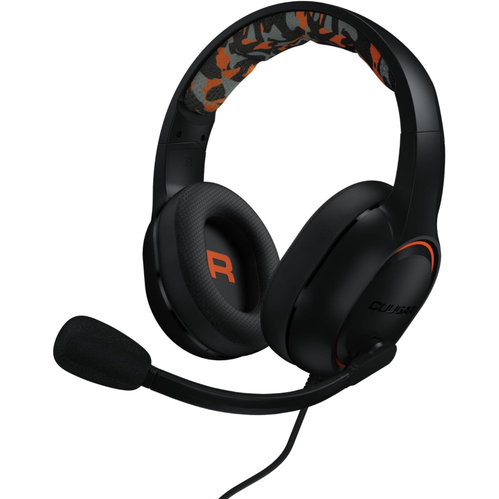 Casque Gamer filaire Cougar Dive (Noir/Orange) - PC et Consoles - 1FO