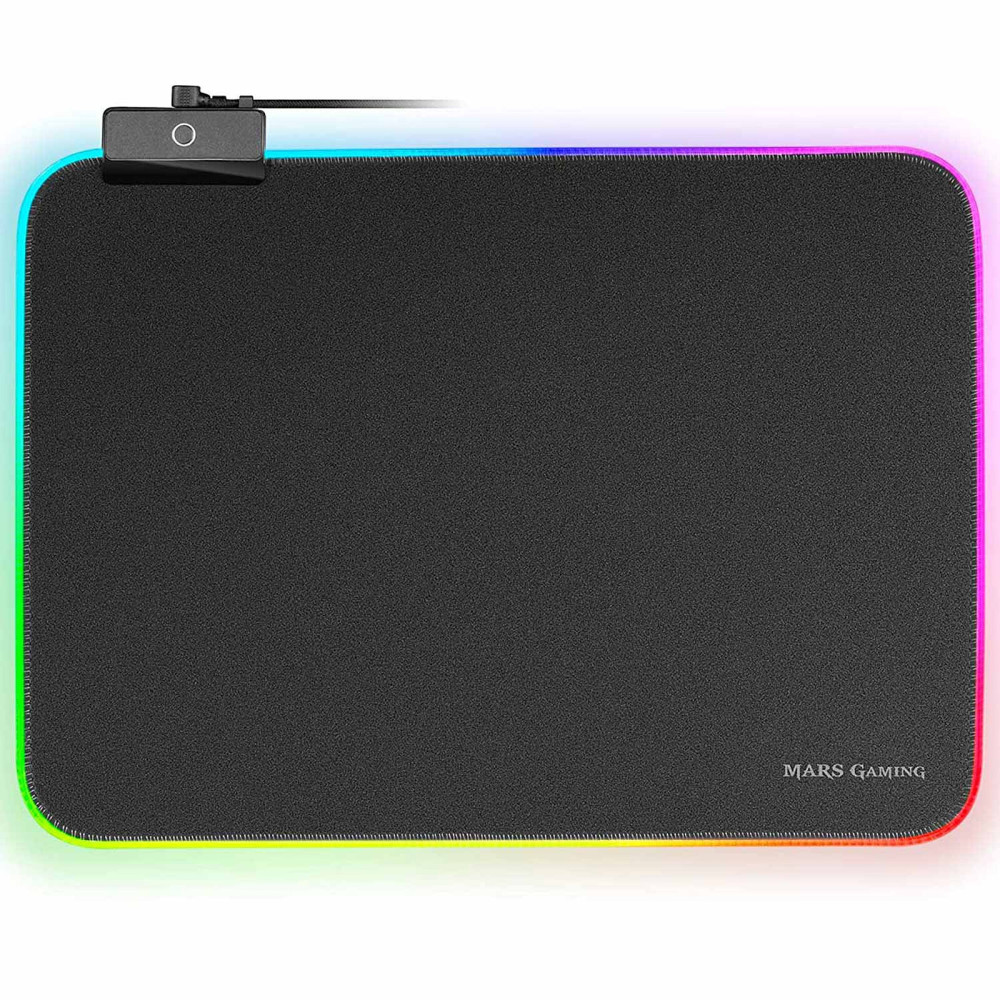 Tapis Mars Gaming MMPRGBL RGB (Noir) - 1FO Tapis Mars Gaming MMPRGBL RGB (Noir) - 1FO