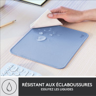 Logitech Mouse Pad Studio Series (Bleu Gris) - ZON
