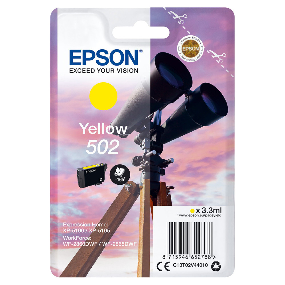 Epson 502 Jaune Epson 502 Jaune