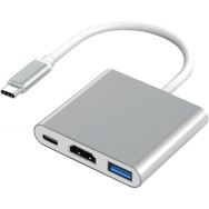 iBox Hub I-Box USB Type C - USB 3.0, HDMI, USB C, Power Delivery - 1FO