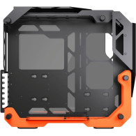 Cougar Blazer Essence RGB avec panneau vitré (Noir/Orange) - 1FO