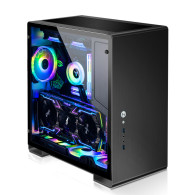 ATX Jonsbo U5 S (GPU Vertical) avec panneau vitré (Noir) - 1FO