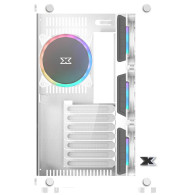 Xigmatek Aquarius Plus RGB ARCTIC avec panneau vitré (Blanc) - 1FO