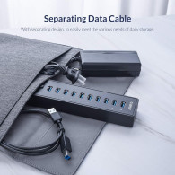 Orico HUB 10 Port USB 3.0 Noir + ALIM - UTO