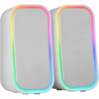 Enceinte Mars Gaming Bluetooth MS-OM RGB (Blanc) - 1FO