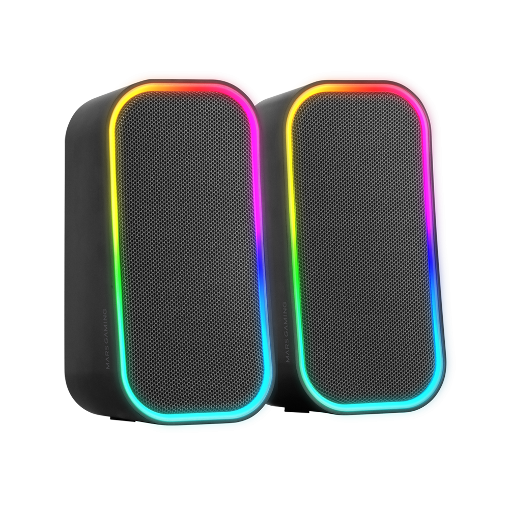 Enceinte Mars Gaming Bluetooth MS-OM RGB (Noir) - 1FO