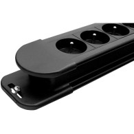 Multiprises Maclean MCE10 - 10 prises avec 2 interrupteurs - 1.5m - 1FO