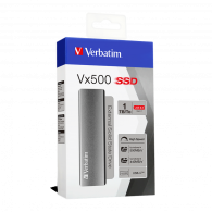 Disque SSD externe Verbatim VX500 - 1To (Gris) - 47444 - 1FO