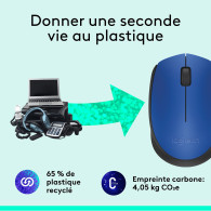 Logitech M171 Wireless Mouse bleu - 1FO