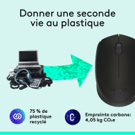 Logitech M171 Wireless Mouse noir - 1FO