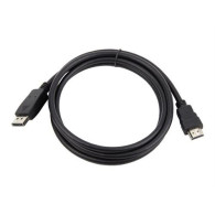 Cable DisplayPort vers HDMI M/M CableXpert 1.8m (Noir) - CC-DP-HDMI-6 - 1FO