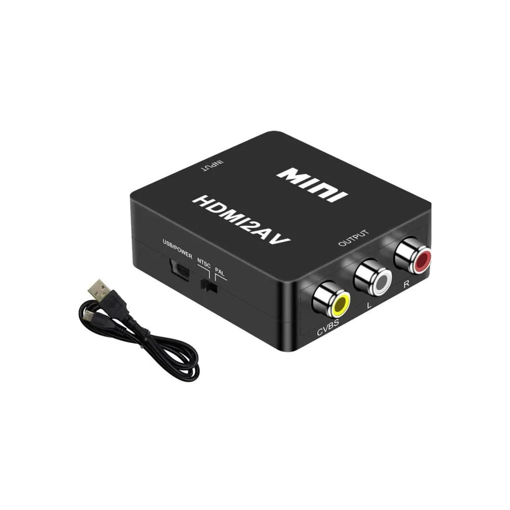 Adaptateur RCA (OUT) vers HDMI 1080p (IN) - EXP Adaptateur RCA (OUT) vers HDMI 1080p (IN) - EXP