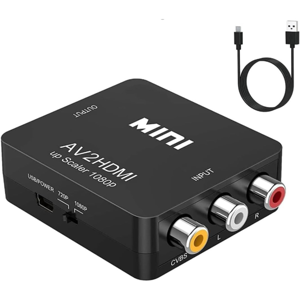 Adaptateur RCA (IN) vers HDMI 1080p (OUT) - EXP Adaptateur RCA (IN) vers HDMI 1080p (OUT) - EXP