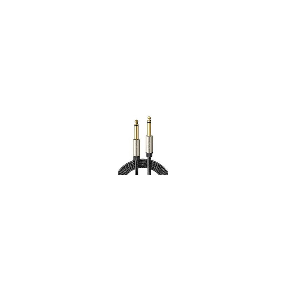 Câble Audio Jack 6.35mm Mâle / Jack 6.35mm Mâle Nylon Tressé 1.5m LinQ KL6601 - LCDP Câble Audio Jack 6.35mm Mâle / Jack 6.35mm Mâle Nylon Tressé 1.5m LinQ KL6601 - LCDP