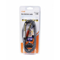 Câble Audio Type-C Mâle / 2 Jack 6.35mm Mâles Nylon Tressé 1.5m LinQ KL6309 - LCDP